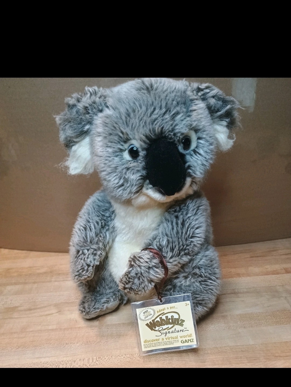 Webkinz Signature Koala Bear Plush Stuffed Animal, Retired, Valid Code, WKS1028
